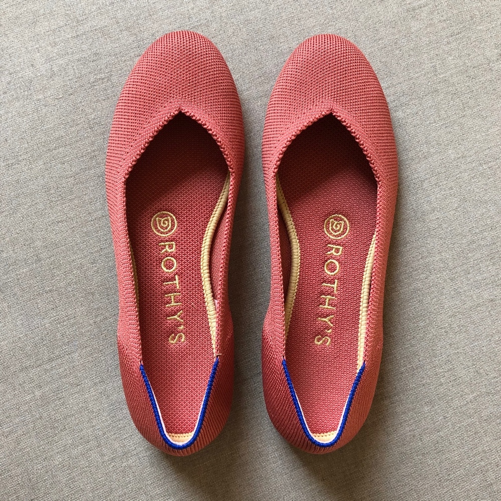 Rothy's Copper flats size 6.5